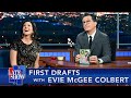 Evie Returns For Late Show First Drafts: Christmas Cards 2021