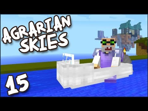 Minecraft MODDED Skyblock! Agrarian Skies Ep 15 - "Gone Fishin!!!"