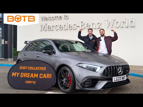 New Car Day! BOTB Winner Kameron Grant collects his Mercedes A45s AMG