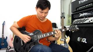 Video thumbnail for Dean Thoroughbred X Electric Guitar Classic Black Demo by chatreeo
