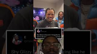 Shy Glizzy look Like He Couldn’t Wait For His Chance To Ask LiL Baby for Feature #lilbaby #gwapo #gg