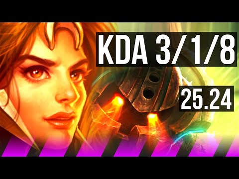 LEONA & Lucian vs NAUTILUS & Kai'Sa (SUP) | 3/1/8 | KR Grandmaster | 25.24