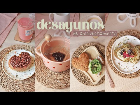 Desayunos de aprovechamiento l Tostada francesa, palmera, porridge de arroz y pan de avena