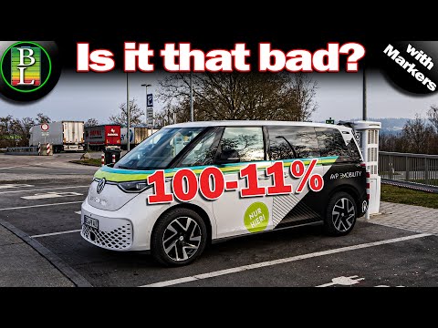 VW Id Buzz - How far can you go with 110 km/h