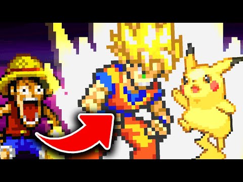 Pokemon FireRed but EVERYTHING is replaced with Anime! (Animon)