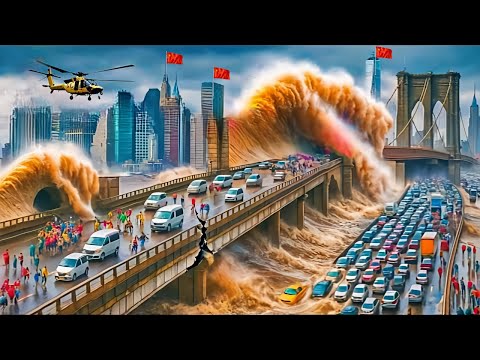 HUGE TSUNAMI Wipes Out Chinese Cities | Chaos, Screams, and Complete Destruction - Short Film