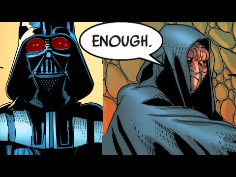 When Darth Vader Cried in front of Sidious(Canon) - Star Wars Comics Explained