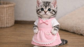 ピザを作るモモ