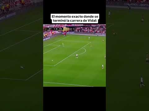 VIDAL was REMOVED on this PLAY... #vidal #colocolo #chile