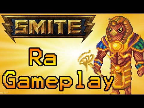 SMITE: Ra Conquest Duo Lane Gameplay - THE JESUS SNIPE!