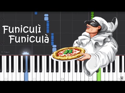 Funiculì Funiculà - Italian Song - Piano Tutorial by Easy Piano