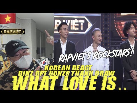 [EXCLUSIVE]🇻🇳🇰🇷🔥Korean Hiphop Junkie react to Binz, RPT Gonzo, Thành Draw - What Love Is.. | RAPVIỆT
