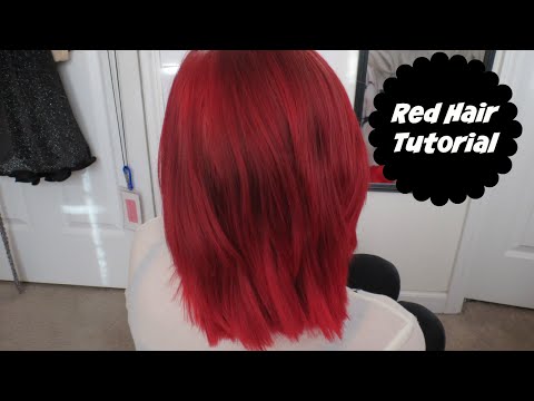 How I dyed my Hair Red | Loreal Hicolor Highlights |...