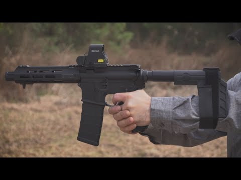 Sleek Rich Black Looking Rifle