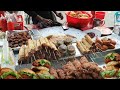 Amazing Street Food Of Bd Hardworking Man Selling Chicken Roll Shashlik Burger At Roadside