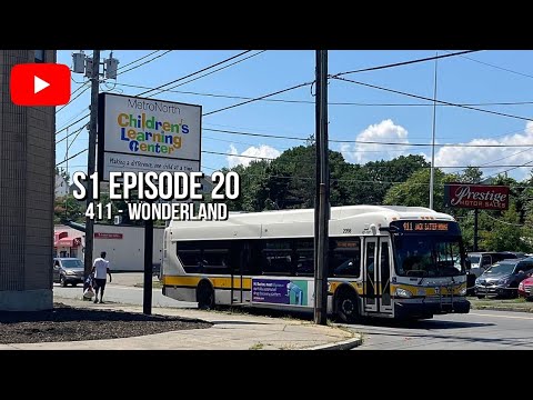 MBTA bus - Riding Route 411 To Jack Sheter House Via Wonderland - Episode 20
