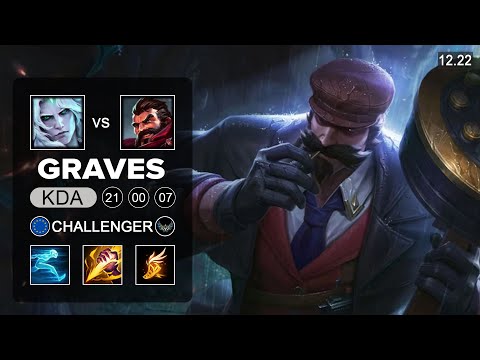 Graves vs Viego Jungle - EUW Challenger - Patch 12.22 Season 12