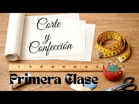ClLASES de CORTE  y CONFECCIÓN Profesional  Aprende a Coser desde Cero ✂️🧵📏 1º Clase