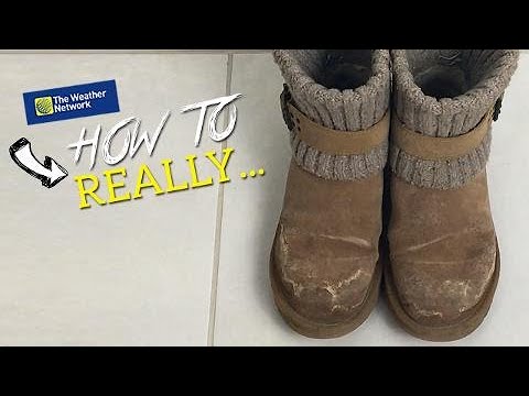 How to really clean salt stains off boots, mats and clothes (simple method)