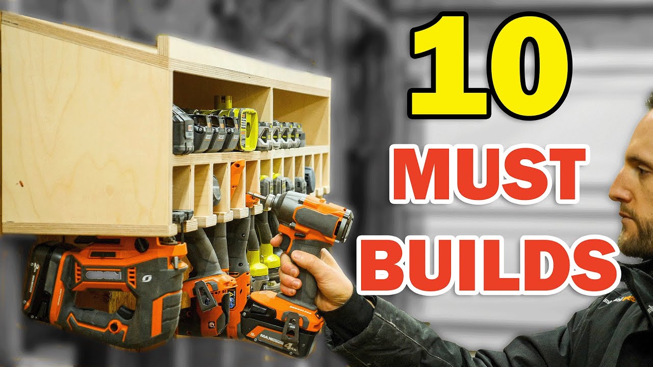 10 Must Build Shop Projects for Woodworkers