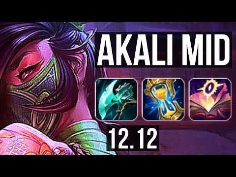 AKALI vs TWITCH (MID) | 8/1/7, 2100+ games, 2.1M mastery, Dominating | KR Diamond | 12.12