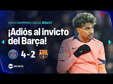 RESUMEN: PSG 4-2 BARCELONA| FASE DE LIGA | JORNADA 3 | UEFA CHAMPIONS LEAGUE