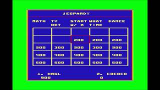 Jeopardy for the TRS-80 CoCo
