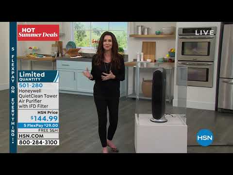 Honeywell QuietClean Tower Air Purifier with IFD Filter