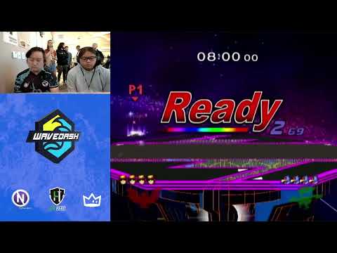 WaveDash 2023 Winners Round 1 - S2J (Captain Falcon) Vs. Asashi (Falco) - SSBM Tournament