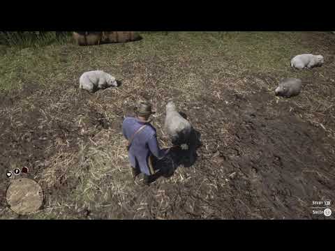 Red Dead Redemption 2 - Slaughtering Lambs like an absolute Psycho