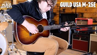 Video thumbnail for No Talking...Just Tones | Guild USA M-25E by Peach Guitars