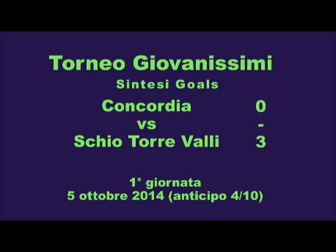 2014 10 04 Concordia VS SchioTV sintersi goal 0-3