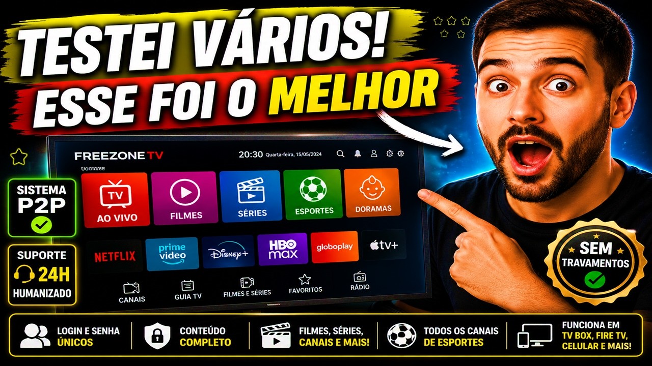 Melhor IPTV do Mercado? Depois de Testar Vários, Escolhi Este