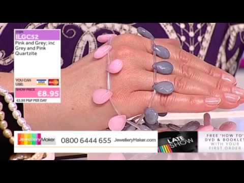 Solar Quartz and Charoite for jewellery making: JewelleryMaker LIVE 25/04/2015
