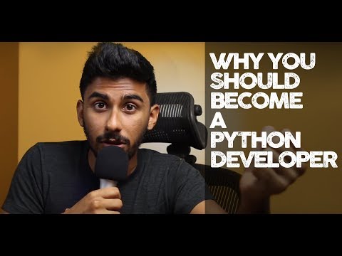 Why You Should Become a Python Developer - YouTube