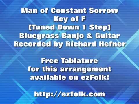 Man of Constant Sorrow - How to Play on Banjo and Guitar