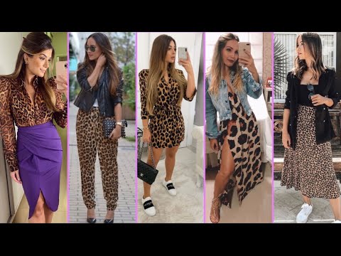 Moda 2022 OUTFITS ANIMAL PRINT 2022 QUE ESTÁN EN TENDENCIA looks Moda y Estilo CASUAL Y ELEGANTE
