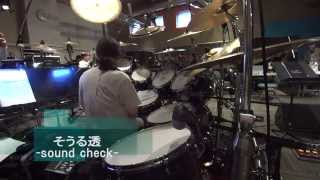 TAMA Sound Check on Stage_そうる透@ G-ROKS下高井戸スタジオ.