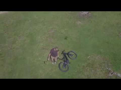 Ride with the bike in Belis, Cluj, Romania