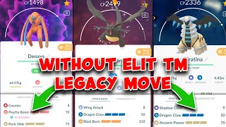 How to unlock Legacy Moves without Elite TMs in Pokemon Go | Free Legacy/Special moves Pokemon go