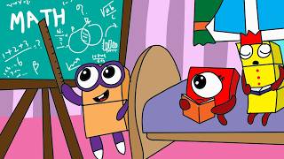 Numberblocks 2 teaches math to nb 1 and 3 - Numberblocks fanmade coloring story
