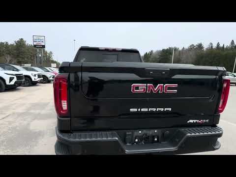 2023 GMC Sierra 1500 Crew Cab Short Box 4-Wheel Drive AT4X in Black for sale at Boyer Chevrolet Buick GMC Bancroft in Bancroft, ON