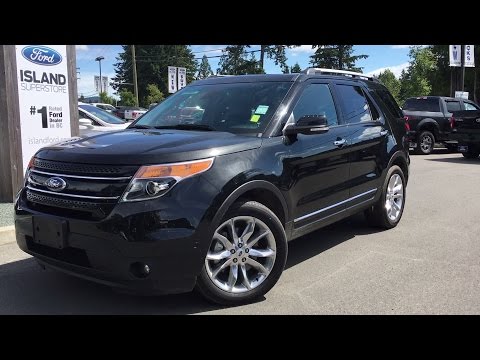 2015 Ford Explorer Limited Review +Nav +dual moonroof | Island Ford
