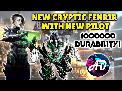 NEW MAX CRYPTIC FENRIR 🐺 With NEW LEGENDARY PILOT | War Robots MK2 Gameplay WR