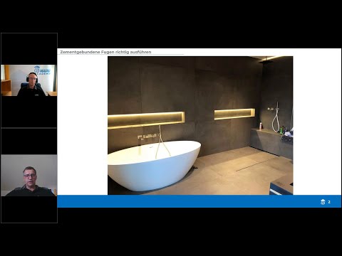 MAPEI Online-Seminar: Zementgebundene Fugen richtig ausführen