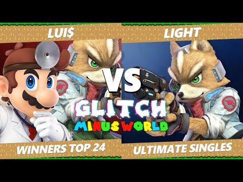 Glitch 7 SSBU -  Lui$ (Doctor Mario, Fox) VS Rogue Light (Fox) Smash Ultimate W. Round of 24