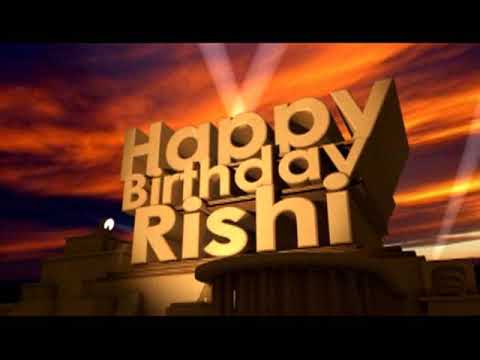 Happy Birthday Rishi