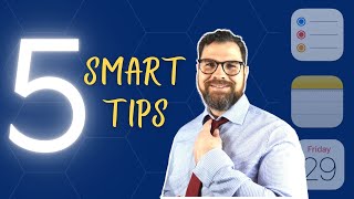5 AMAZING SMART LIFE TIPS USING FREE APPLE APPS - NOTES, REMINDERS & CALENDAR