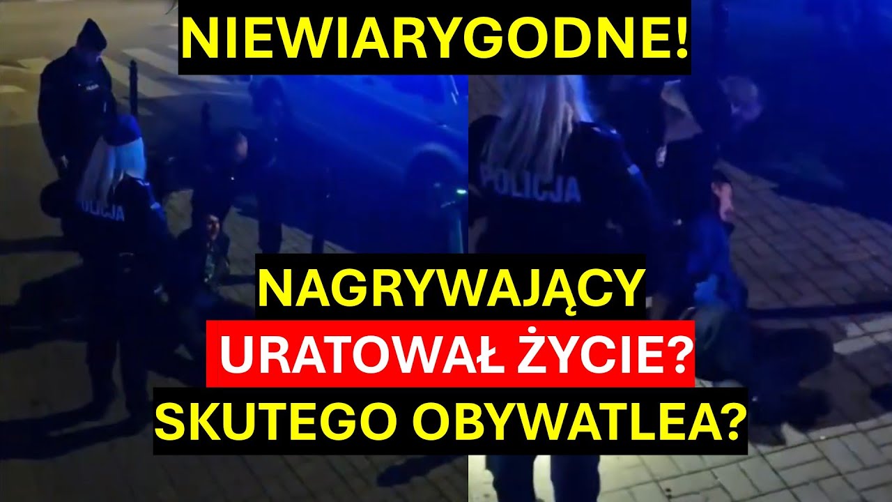 UDAREMNIONE USIŁOWANIE MORDERSTWA PRZEZ POLSKICH POLICJANTÓW NA SKUTYM MEŻCZYŹNIE