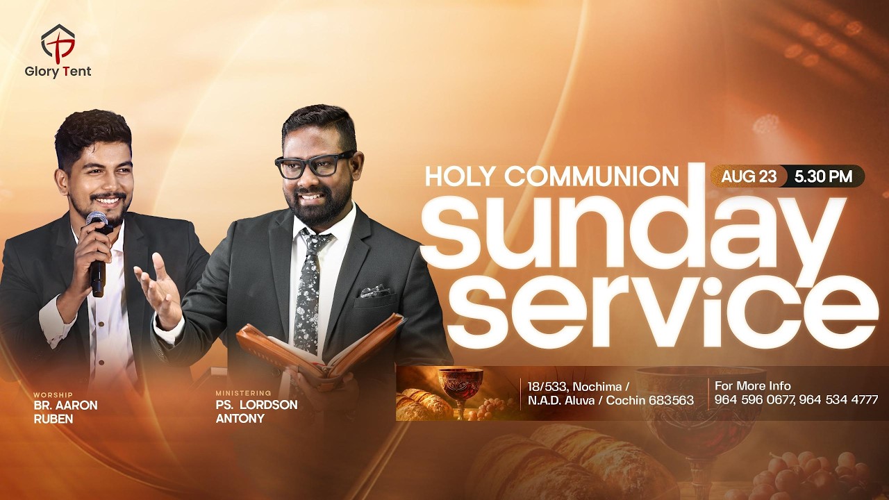 GLORY TENT™ | SUNDAY SERVICE | PS.LORDSON ANTONY